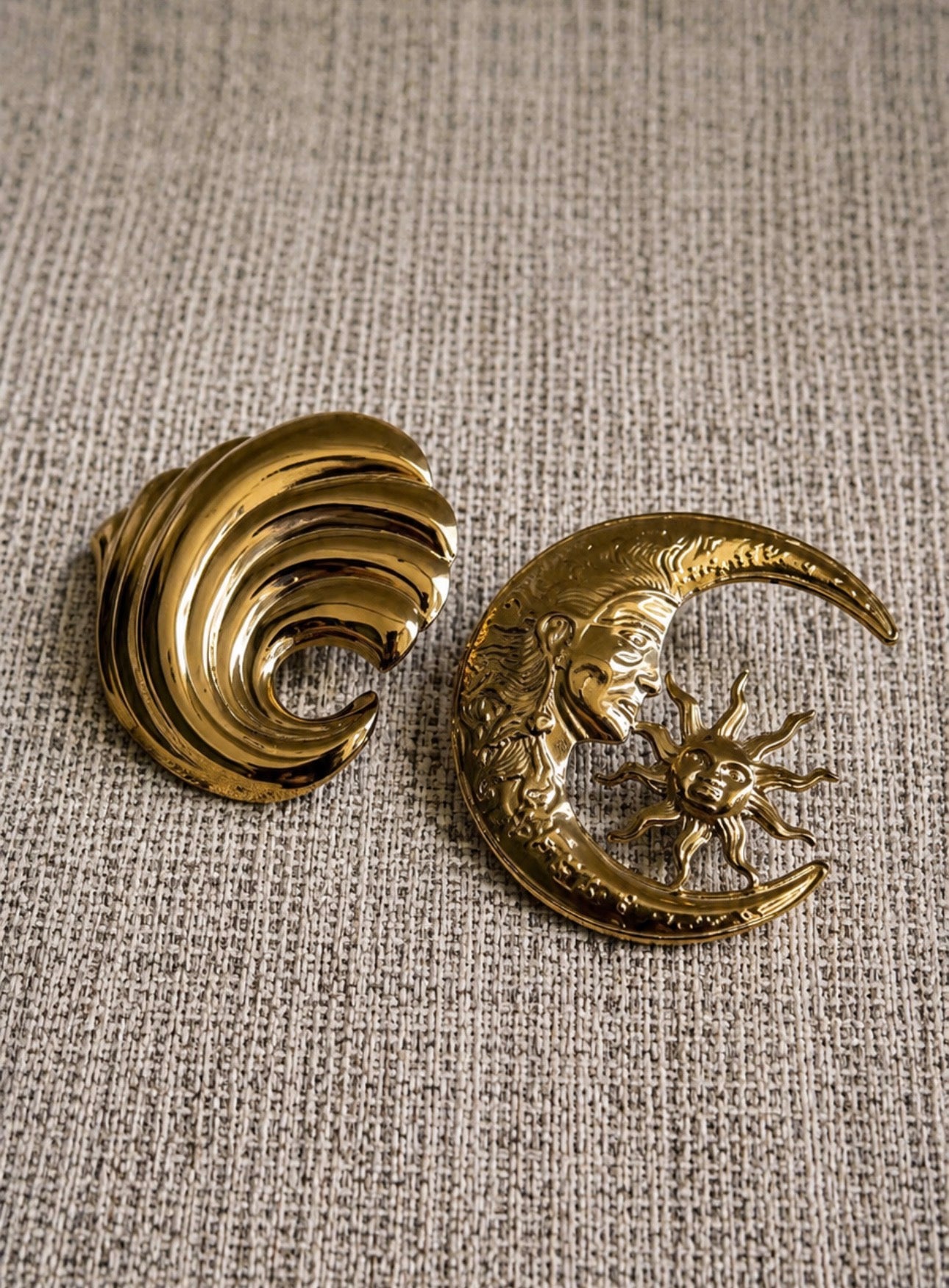 Brincos sun dourado