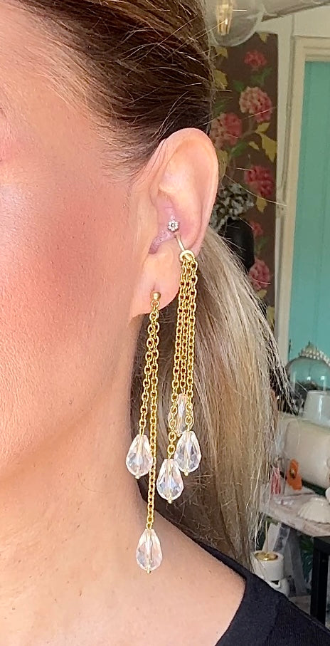 Brincos gota de água